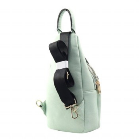 Mint Mini Fashion Backpack for Women/Girls - Cruelty-free - Picture 2 of 4